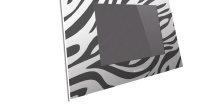 Tv im Design Glas (Zebra)
